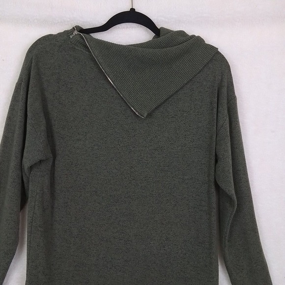 White House Black Market Petite Sweater Dress Size XS Soft‎ Turtleneck Green - Picture 8 of 11
